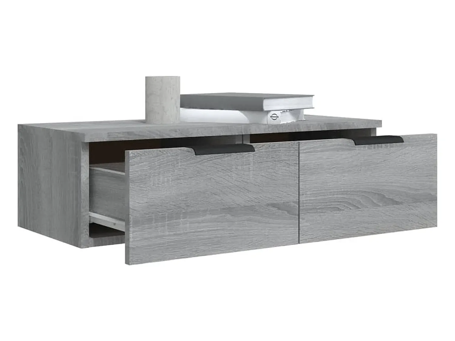 vidaxl Armário parede 68x30x20cm derivados madeira sonoma^ Prateleira