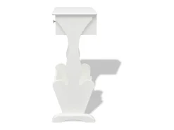 Acessórios De Arrumação|vidaxl Armário revistas Melrose Branco