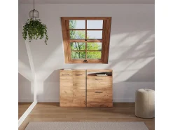 Móvel De Arrumação|Vicco Armário sótão carvalho goldkraft 120x46x81.6 rion Natural escuro