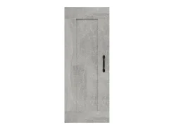 vidaxl Armário suspenso 35x34x90 cm madeira processada cinza cimento^ Prateleira