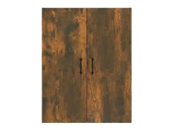 Prateleira|vidaxl Armário suspenso 69,5x34x90cm derivados madeira carvalho fumado Natural claro