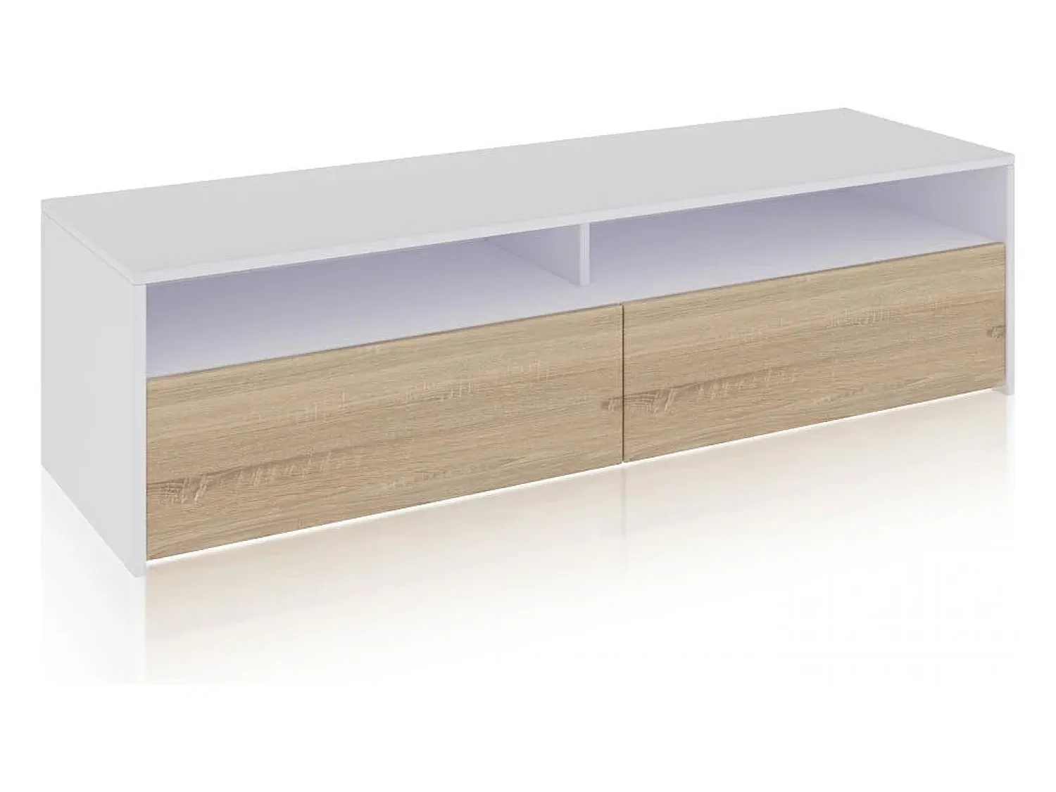 Móvel De Tv*duehome Armário TV Elba 2 portas Natural claro