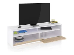 Móvel De Tv*duehome Armário TV Elba 2 portas Natural claro