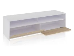 Móvel De Tv*duehome Armário TV Elba 2 portas Natural claro