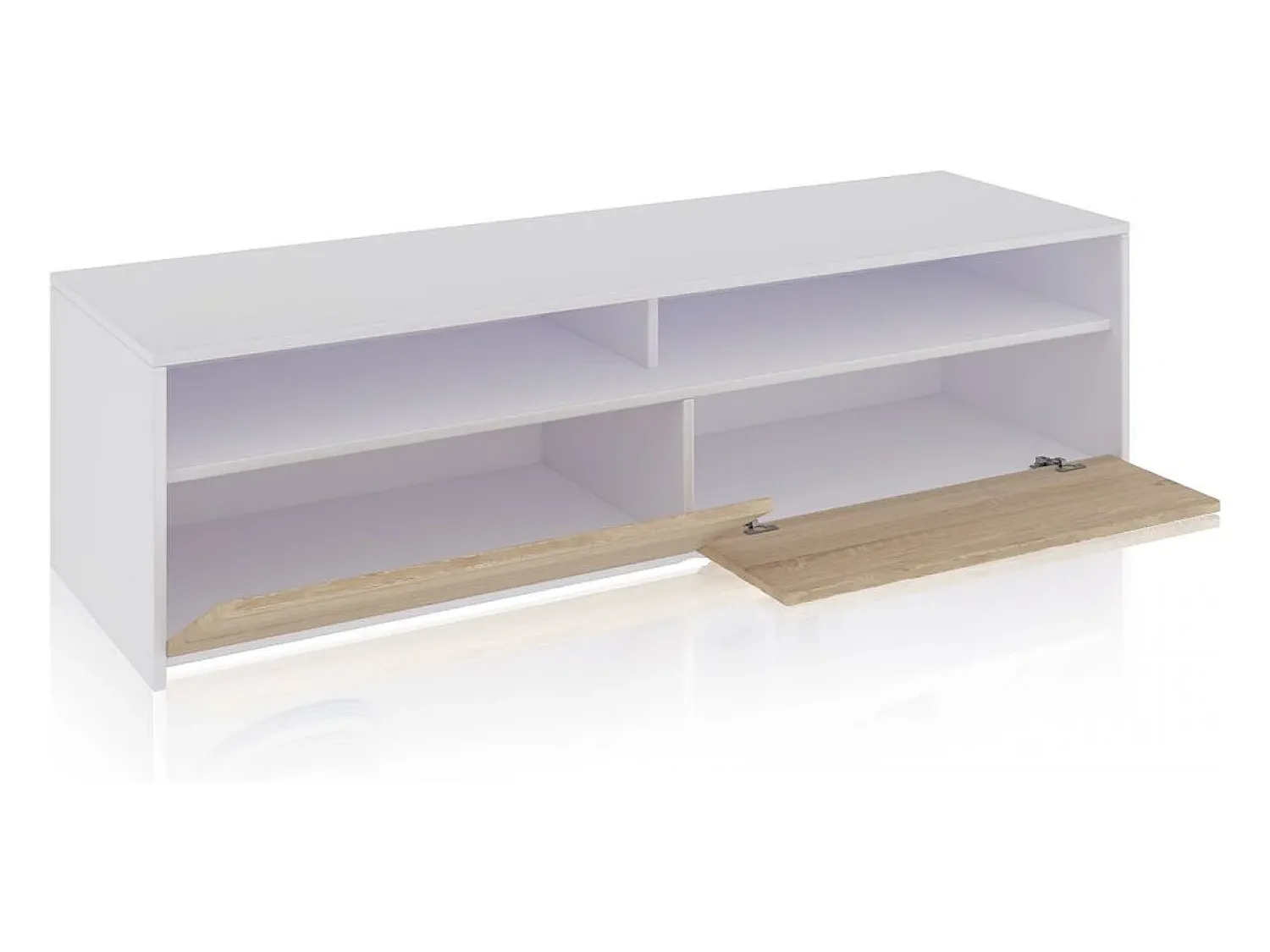 Móvel De Tv*duehome Armário TV Elba 2 portas Natural claro