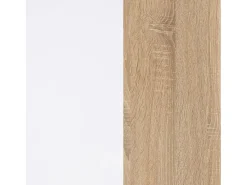 Móvel De Tv|duehome Armário TV Lea Blanco Artik (Blanco Mate) - Roble Canadian Natural claro