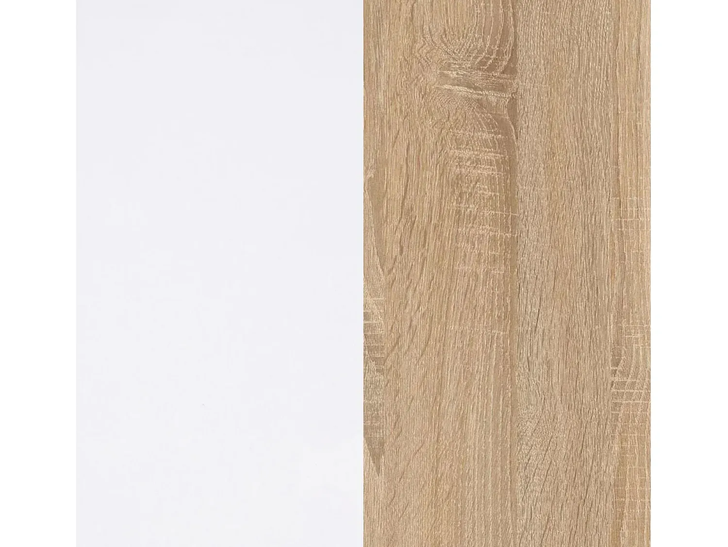 Móvel De Tv|duehome Armário TV Lea Blanco Artik (Blanco Mate) - Roble Canadian Natural claro