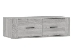 Móvel De Tv* Armário TV suspenso 80x36x25 cm derivados madeira cinza sonoma PT817238 Cinzento