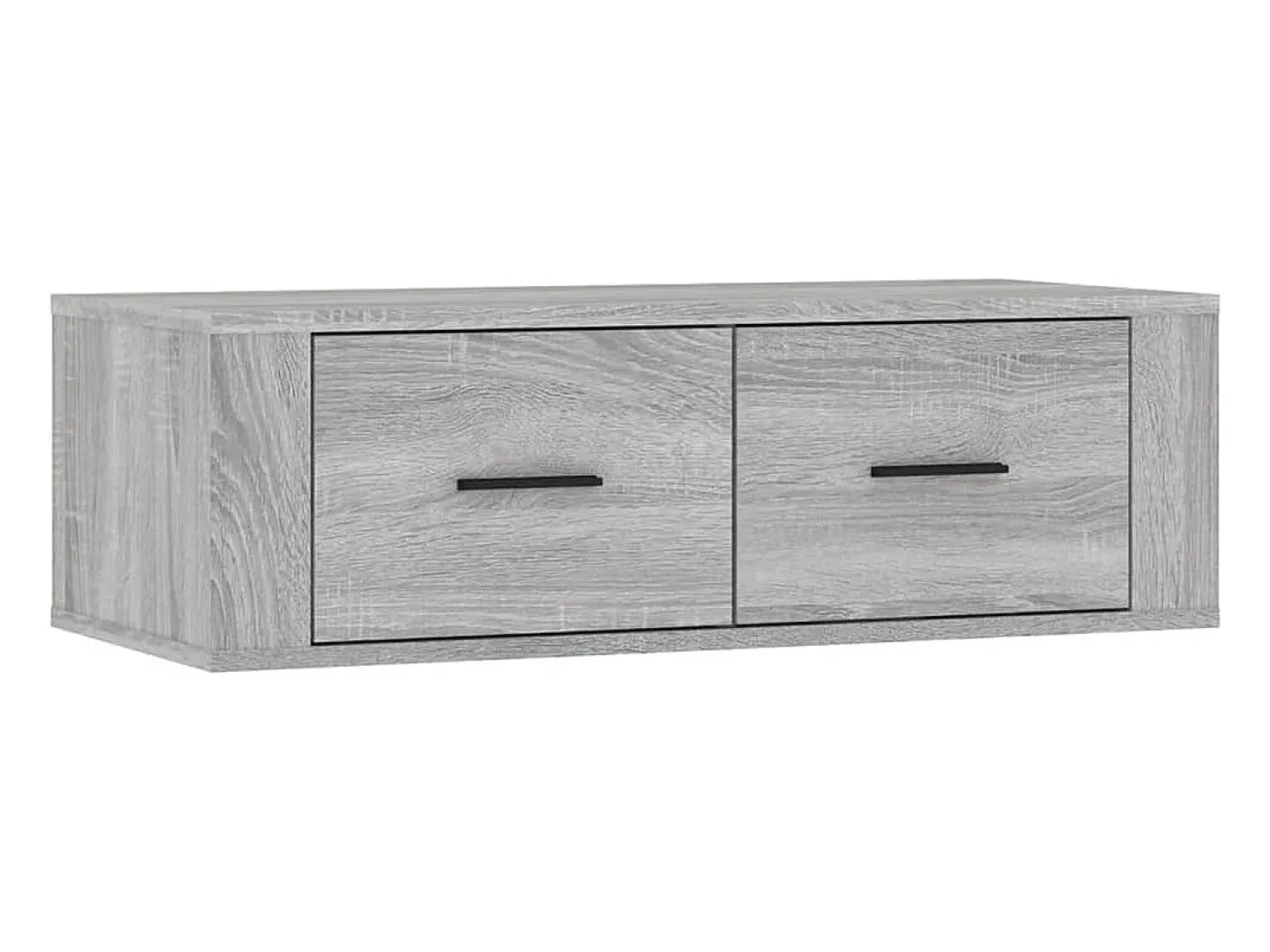 Móvel De Tv* Armário TV suspenso 80x36x25 cm derivados madeira cinza sonoma PT817238 Cinzento