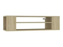 Móvel De Tv* Armário TV suspenso 100x30x26,5 deriv. madeira carvalho sonoma PT853493 Castanho