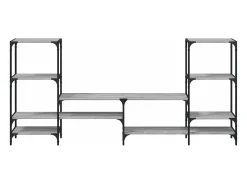 Móvel De Tv* Armário TV 206,5x28,5x95cm derivados de madeira sonoma PT229340 Cinzento