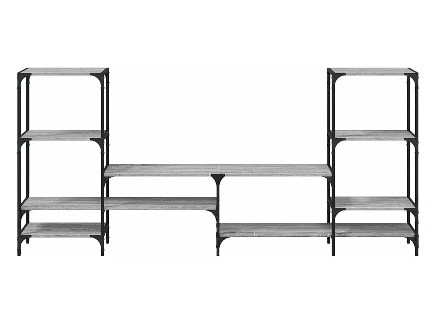 Móvel De Tv* Armário TV 206,5x28,5x95cm derivados de madeira sonoma PT229340 Cinzento