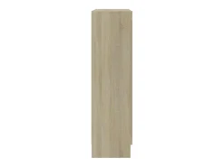 Vitrina|vidaxl Armário vitrine derivados de madeira carvalho sonoma Castanho