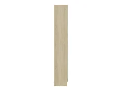vidaxl Armário vitrine derivados de madeira carvalho sonoma Castanho