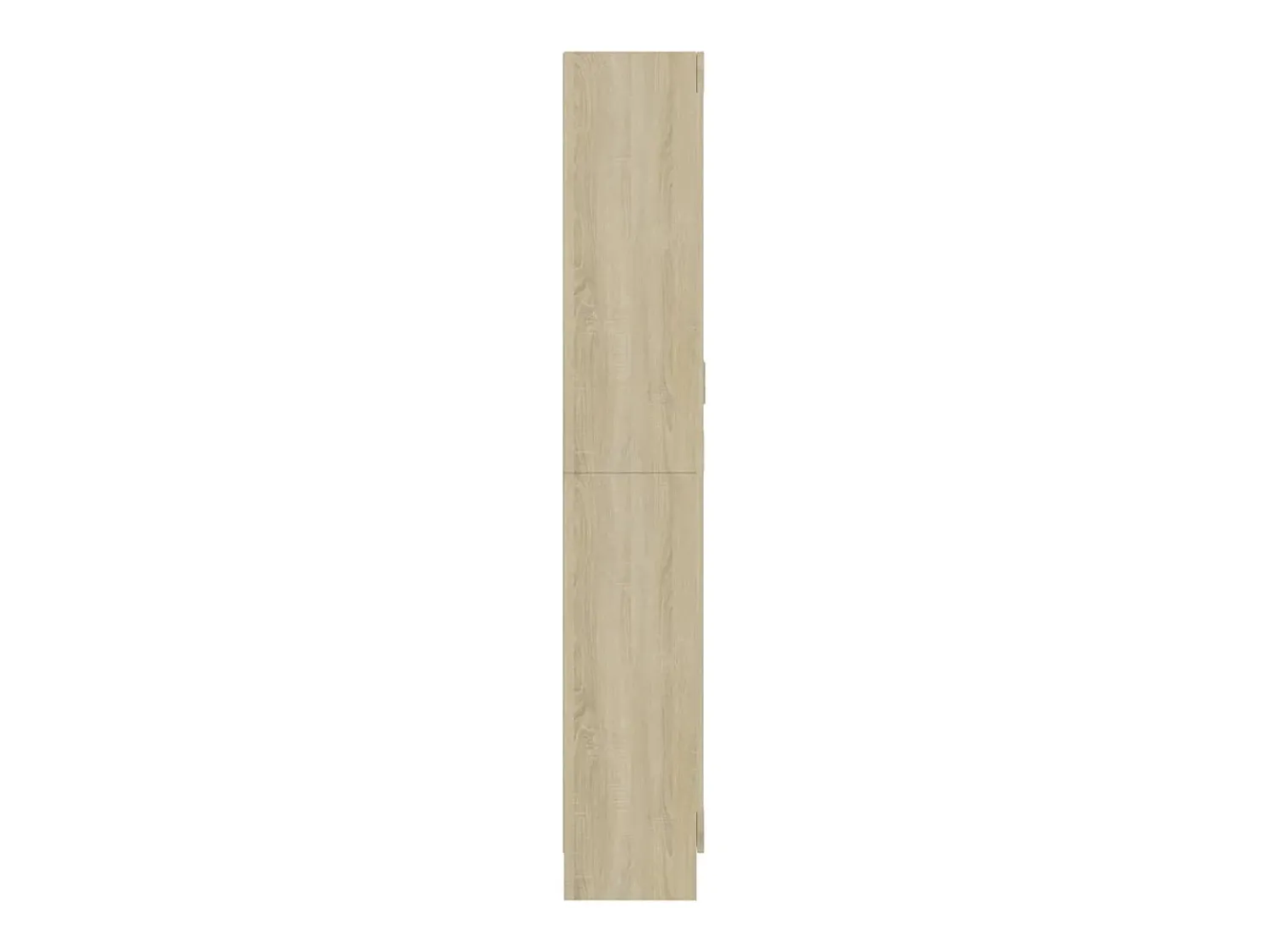 vidaxl Armário vitrine derivados de madeira carvalho sonoma Castanho