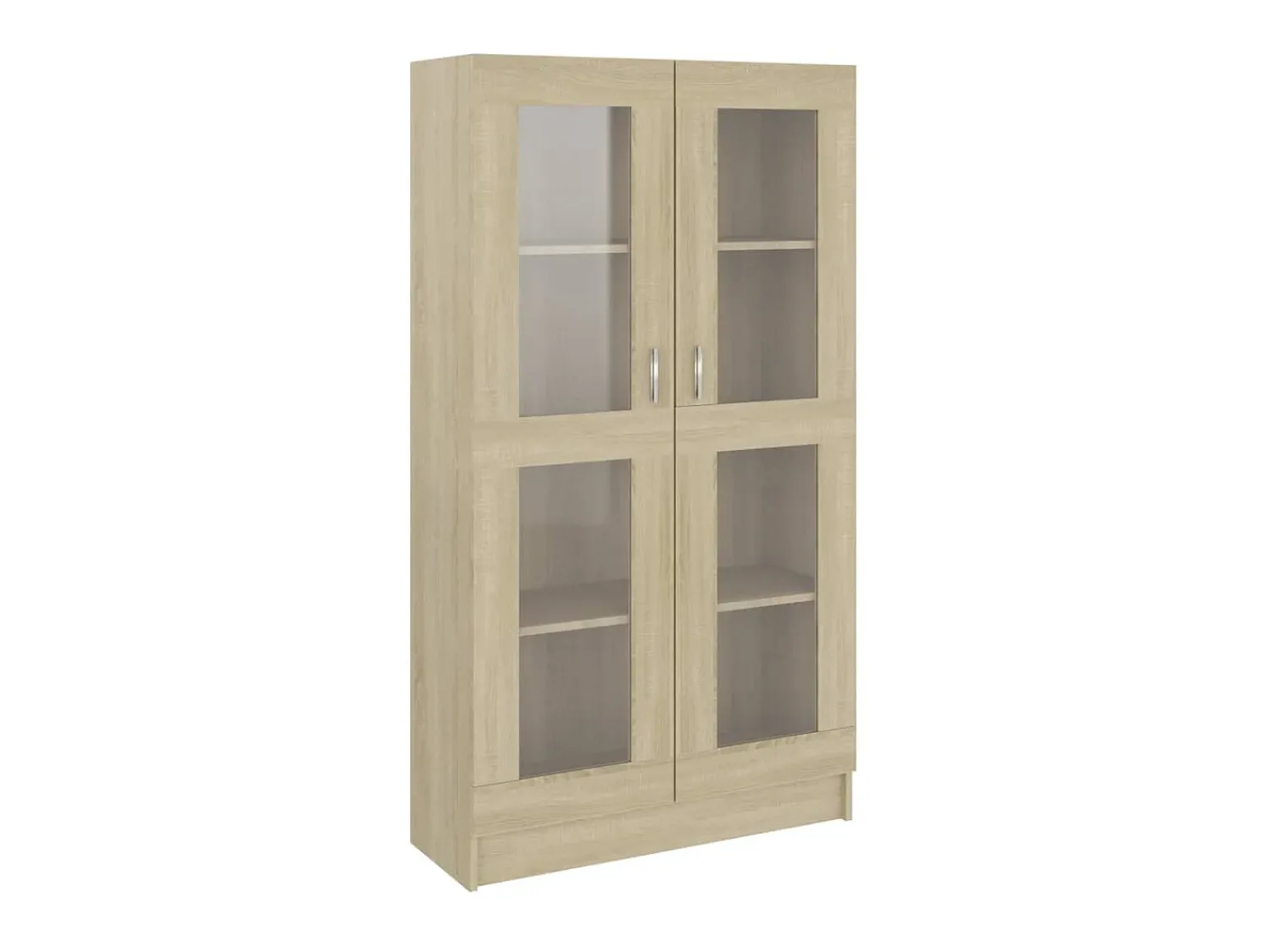 Sale Armário vitrine derivados de madeira carvalho sonoma PT375901 Castanho