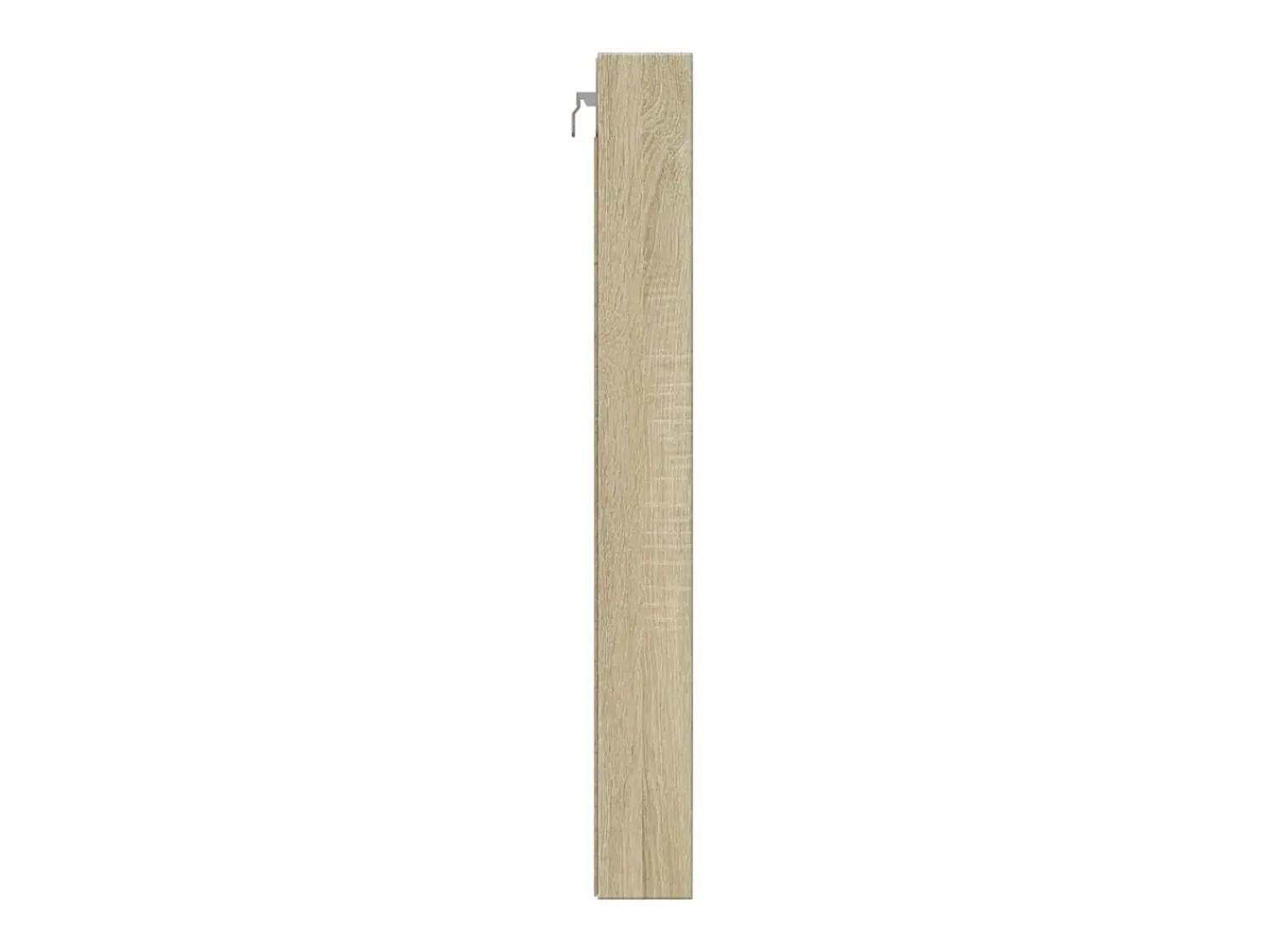 Clearance Armário vitrine 100x8,5x75 cm derivados madeira carvalho sonoma PT673515 Castanho