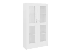 Vitrina| Armário vitrine 82,5x30,5x150 cm derivados de madeira PT107031 Branco