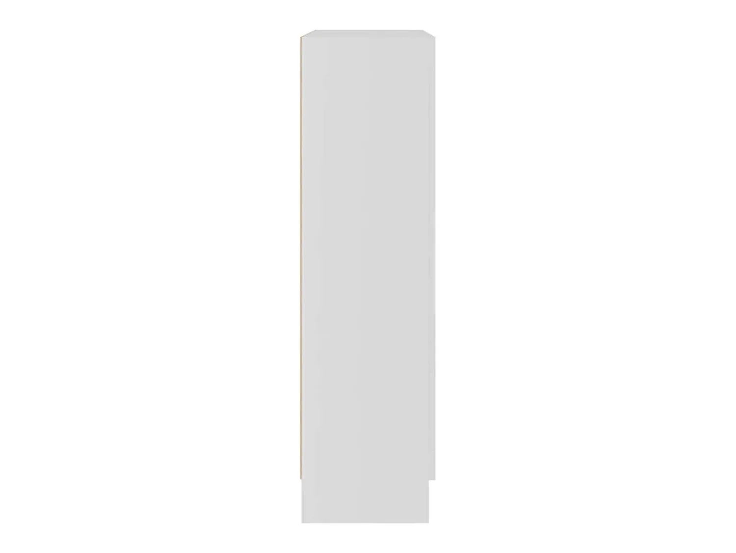 Vitrina|vidaxl Armário vitrine 82,5x30,5x115 cm derivados de madeira Branco