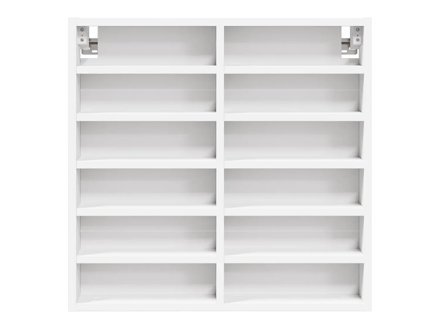 Vitrina* Armário vitrine 60x8,5x58 cm derivados de madeira PT311430 Branco