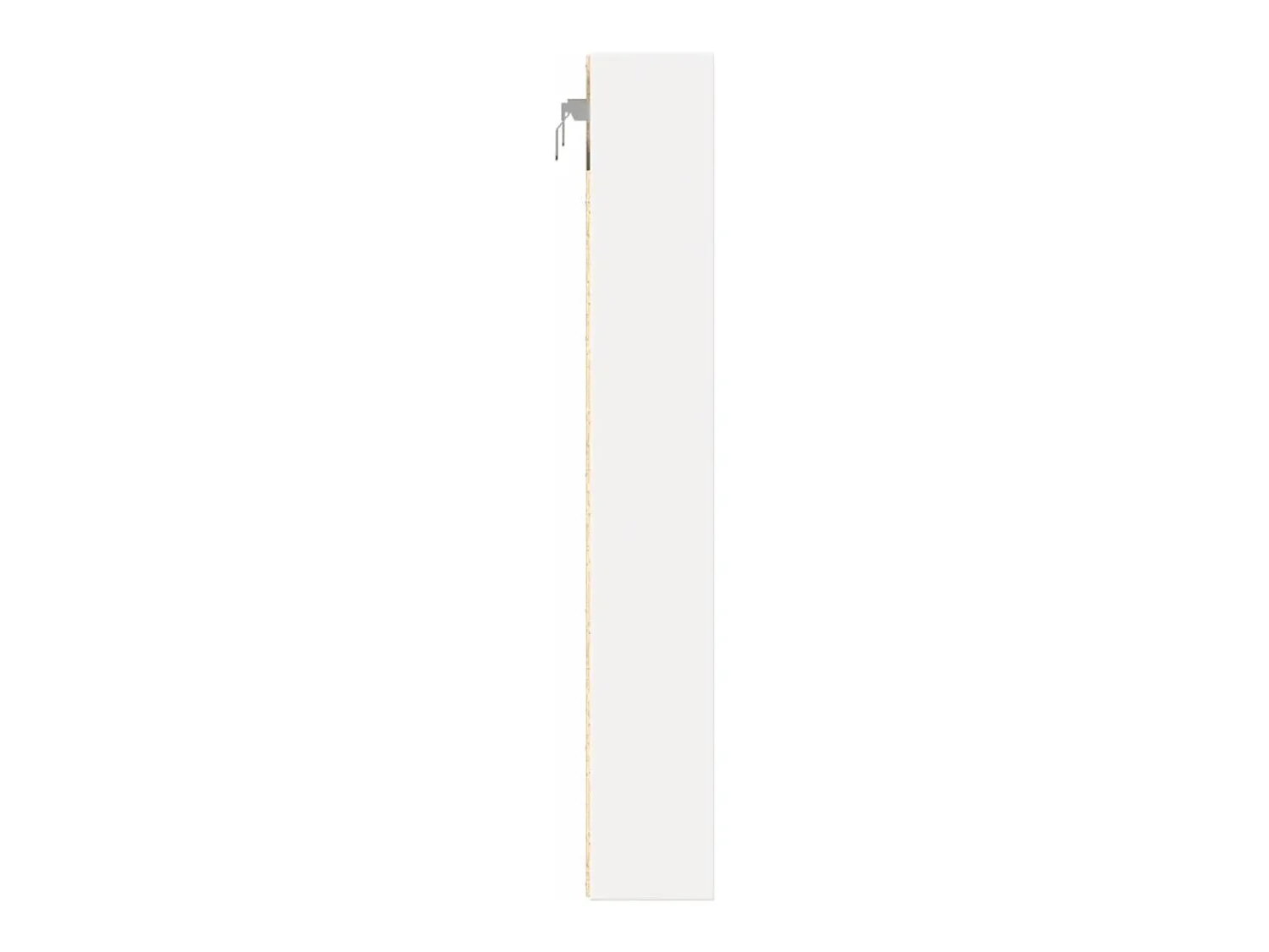 Vitrina* Armário vitrine 60x8,5x58 cm derivados de madeira PT311430 Branco