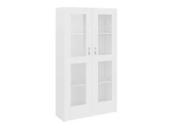 vidaxl Armário vitrine 82,5x30,5x150 cm derivados de madeira^ Vitrina