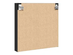 Vitrina|vidaxl Armário vitrine 60x8,5x58 cm derivados de madeira Preto