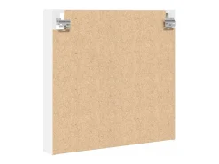 Vitrina|vidaxl Armário vitrine 60x8,5x58 cm derivados de madeira Branco