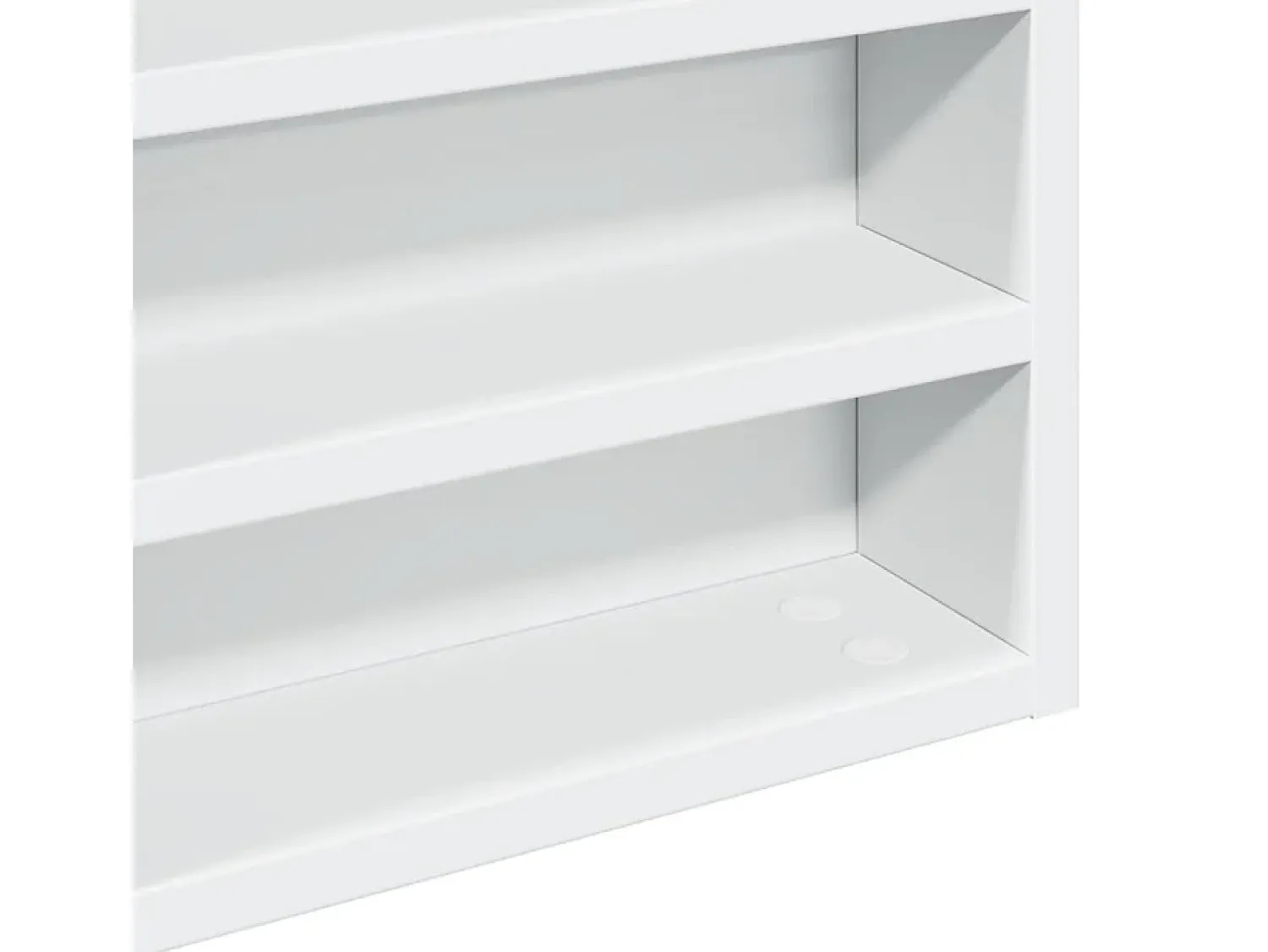 Vitrina|vidaxl Armário vitrine 60x8,5x58 cm derivados de madeira Branco