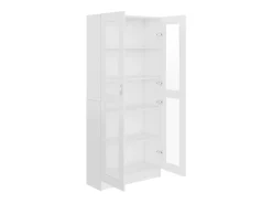 Armário vitrine 82,5x30,5x185,5cm derivados de madeira PT686482^ Vitrina