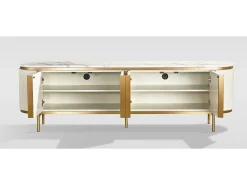 Armário 200x60x40 cm branco Stilig ST382C^ Móvel De Tv