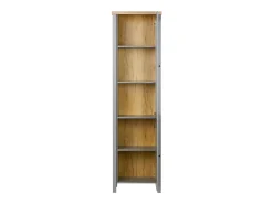 Sale Armário 55x200x38 cm cinza Cinzento / Castanho