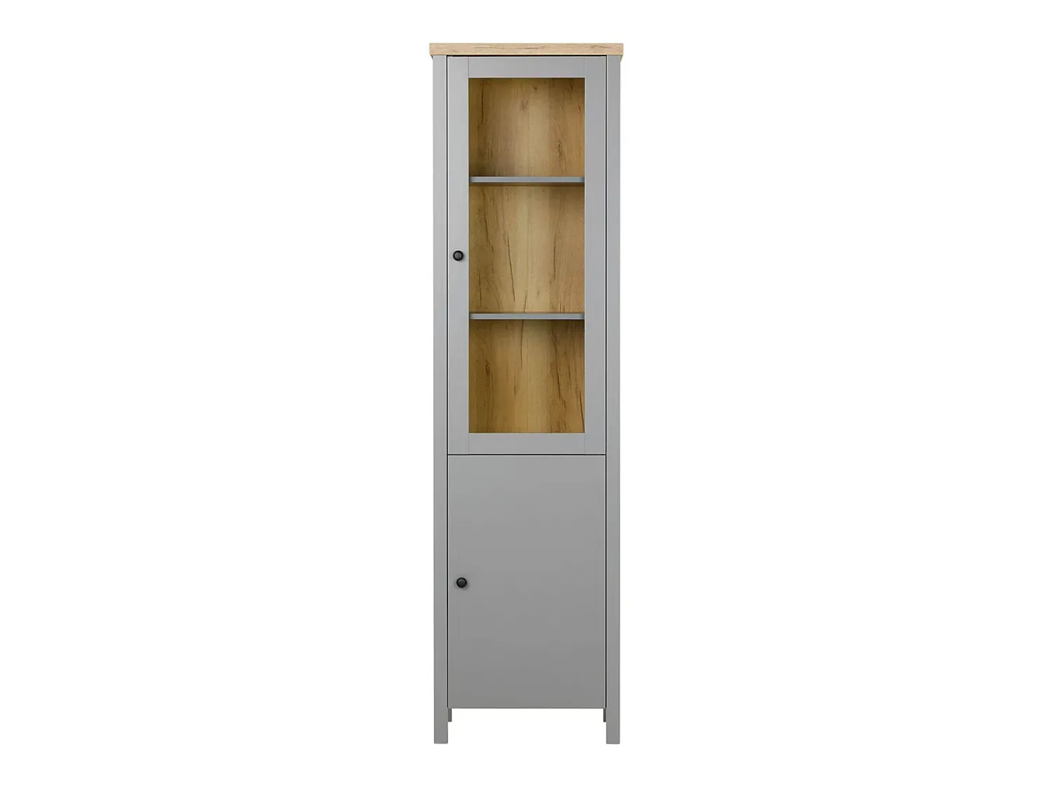 Sale Armário 55x200x38 cm cinza Cinzento / Castanho