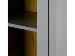 Sale Armário 55x200x38 cm cinza Cinzento / Castanho
