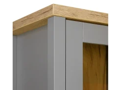 Sale Armário 55x200x38 cm cinza Cinzento / Castanho