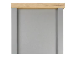 Sale Armário 55x200x38 cm cinza Cinzento / Castanho