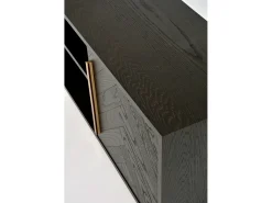 Móvel De Tv* Armário 180x50x38 cm Sevilha sev25-2 Preto