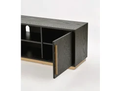 Móvel De Tv* Armário 180x50x38 cm Sevilha sev25-2 Preto
