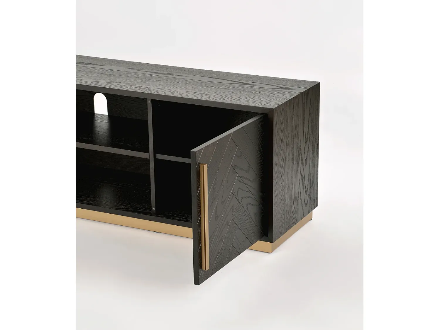 Móvel De Tv* Armário 180x50x38 cm Sevilha sev25-2 Preto