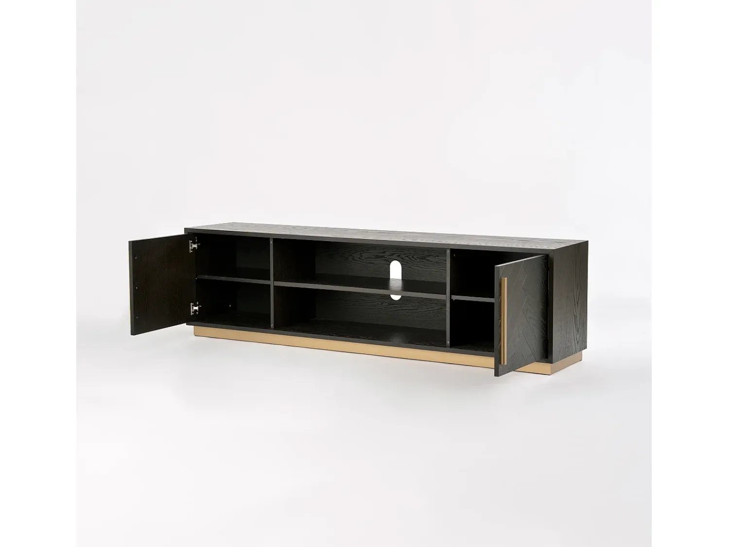 Móvel De Tv* Armário 180x50x38 cm Sevilha sev25-2 Preto