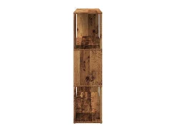 vidaxl Armário/divisória de quarto madeira velha 100x24x94 cm Castanho