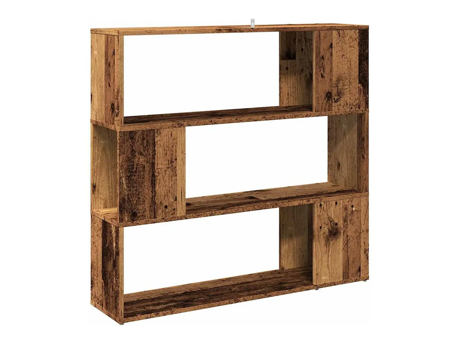 vidaxl Armário/divisória de quarto madeira velha 100x24x94 cm Castanho