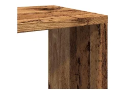 vidaxl Armário/divisória de quarto madeira velha 100x24x94 cm Castanho