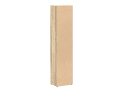 Móvel De Arrumação*vidaxl Armários CD 2 pcs 21x16x93,5 cm contraplacado carvalho sonoma Natural claro