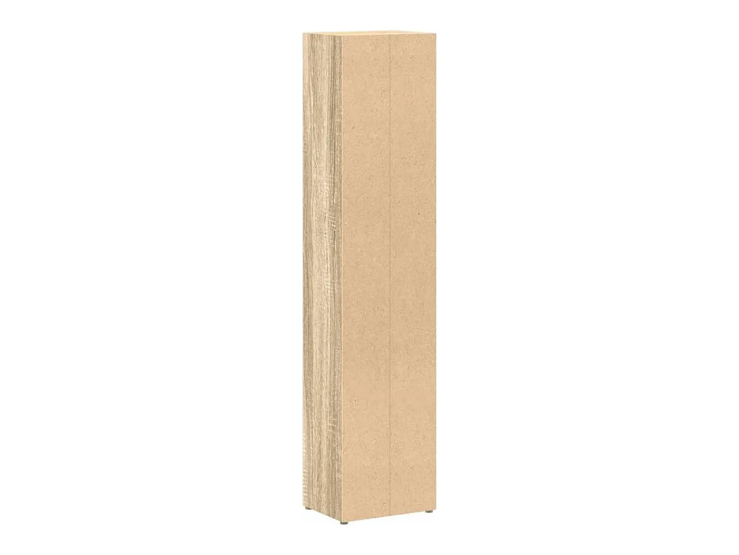 Móvel De Arrumação*vidaxl Armários CD 2 pcs 21x16x93,5 cm contraplacado carvalho sonoma Natural claro