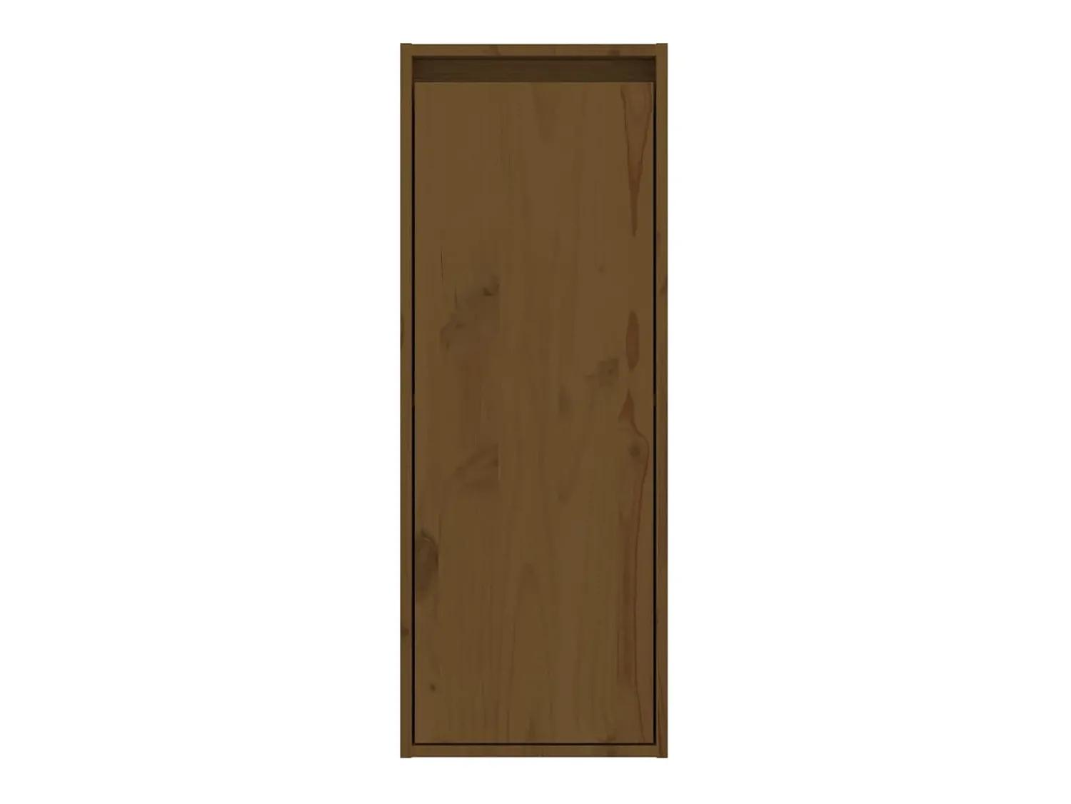 Prateleira|vidaxl Armários de parede 2 pcs 30x30x80 cm pinho maciço -mel Castanho