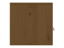 Sale vidaxl Armários de parede 2 pcs 60x30x30 cm pinho maciço -mel Castanho