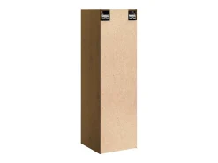 vidaxl Armários de parede 2 pcs 30x30x100 cm pinho maciço mel^ Prateleira