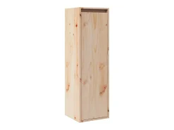 Prateleira|vidaxl Armários de parede 2 pcs 30x30x100 cm madeira de pinho maciça Castanho