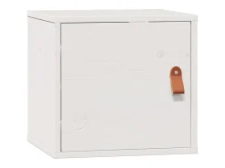 Prateleira|vidaxl Armários de parede 2 pcs 31,5x30x30 cm pinho maciço branco Castanho